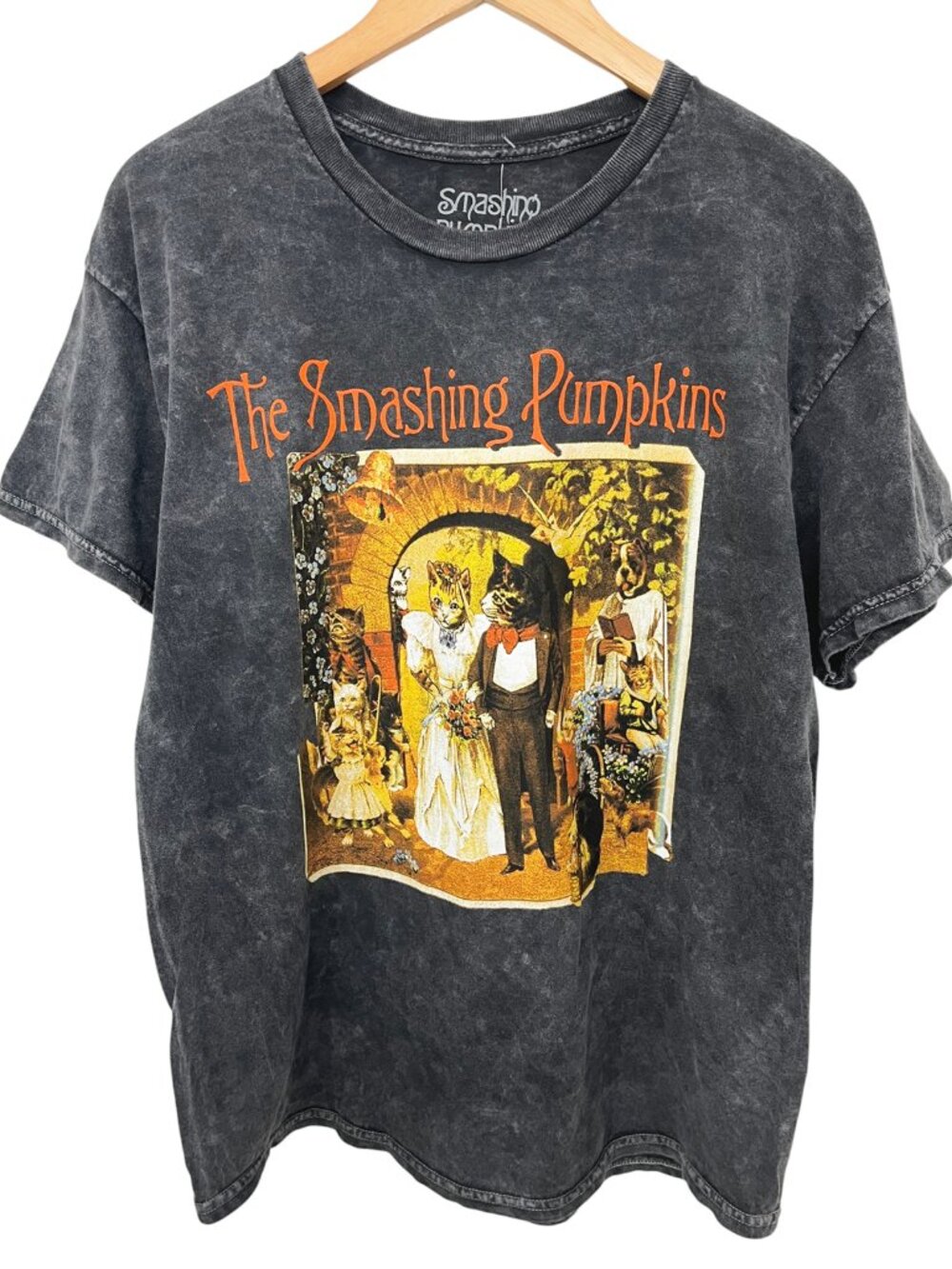 NWOT Smashing Pumpkins Cat Wedding Women’s T-Shirt Large